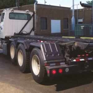 Minimizer™ PM202/302/1021 Semi Truck Fender Kit For Tri-Axle With 22.5" / 24.5" Tires. Truck Fenders, Minimizer Fenders, Semi Truck Fenders.