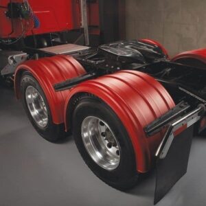Minimizer™ MIN 2480 Semi Truck Poly Fenders Kit For 24.5" Wheels. Truck Fenders. Fit A Multiple Axle Tractor Or Trailer With 24.5″ Wheels.