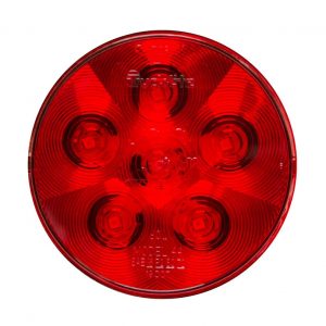 Truck-Lite 4" Round LED Red Stop/Turn/Tail Light. 44302R Truck-Lite Part Number. Truck Tail Light, Truck Turn Light, Truck Stop Light.