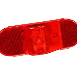 Truck-Lite Oval Incandescent Red Reflectorized Marker Clearance Light. 60215R Truck-Lite Part Number. Truck Marker Clearance Light.