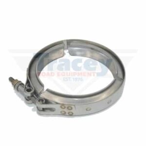 Teconnex 4" Exhaust Clamp. Part # TCX T130130349AB2 From Tracey Truck Parts, Exhaust Parts, Truck Exhaust Clamps, Exhaust Clamps For Trucks.
