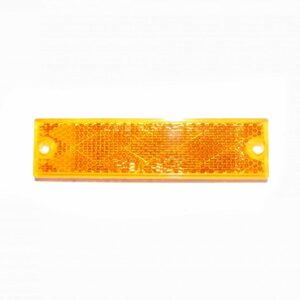 Truck Lite Rectangular, Yellow, Reflector, 2 Screw Or Adhesive Mount. Part # TL 98003Y from Tracey Truck Parts.