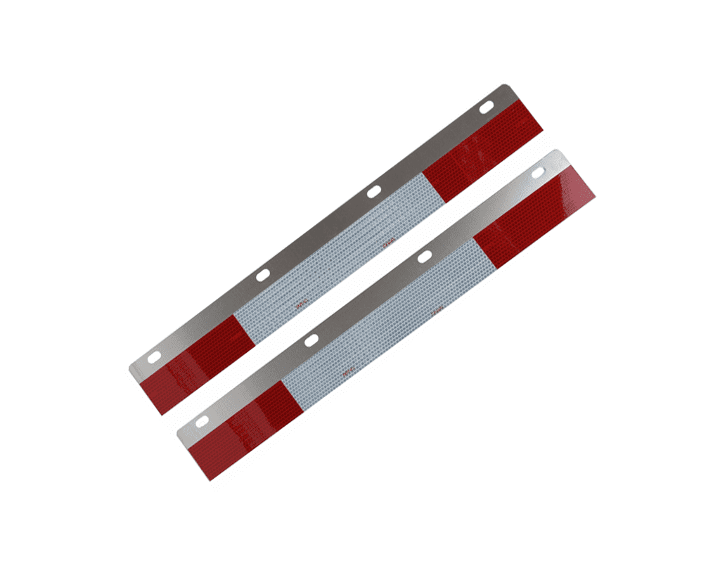 TTP BettsHD Reflective Strip Kit, Contains Two, Lightweight Aluminum. Part # TTP BTS RT25 From Tracey Truck Parts.