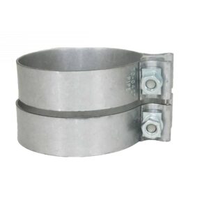 Alliance Accuseal Clamp. 4 Inch DBL Accuseal Clamp, Aluminized Steel, 304 Stainless. Part # ABP N35 04 20289 001 From Tracey Truck Parts