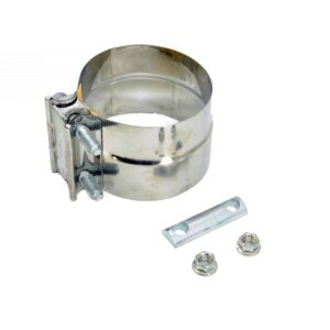 Alliance Exhaust Clamp. 4” Stainless Steel Preformed Band Clamp W/ Gasket Torctite. Part # ABP N35 40PLSG from Tracey Truck Parts