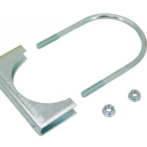Alliance 4" Double Saddle Clamp, Zinc Coated With Nuts. Part # ABP N35 400UBRZ From Tracey Truck Parts Online Store.