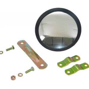 Alliance 5" Black Round Convex Mirror. Part # ABP N74B 13503 From Tracey Truck Parts, Spot Mirrors, Truck Convex Mirror, Truck Mirrors.