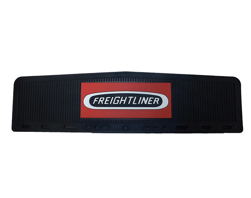 Freightliner Mud Flaps Front Fender. 24" X 7" . PDT 1023 Tracey Truck Parts, mud flaps for trucks, mud flap for truck, mud flaps for trucks.