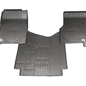 Freightliner Cascadia Minimizer Floor Mat. Color: Black. Part # 10002211 & 10002231. Legacy # FKFRTLCASCA & FKFRTLCASCMB .