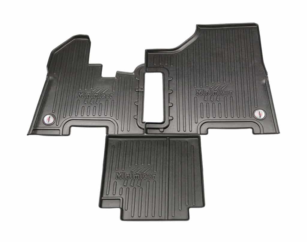 Peterbilt 357, 377, 378, 379, 385 Minimizer Floor Mats. Part # 10002702 & 10002712 Legacy # FKPB5B-MIN & FKPB6B-MIN . Peterbilt Floor Mats.