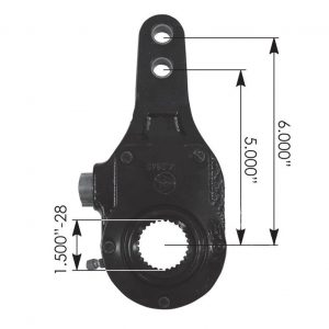 Automann Manual Slack Adjuster 28 Spline, 1-1/2: Diameter, 5"-6" Arm - New Part# 134.2840. From Tracey Truck Parts.