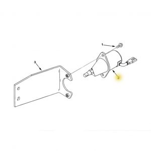 Cummins 12V Fuel Pump Shut Off / Cut Down Solenoid For B Engines - New Part # 3958160. From Tracey Truck Parts.