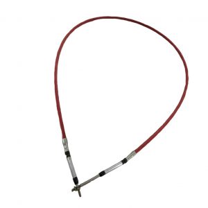 Oshkosh Snow Defense Transmission Shift Cable, 100" Threaded - New. Part # 1339160. From Tracey Truck Parts.