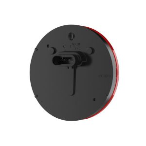 Grote 4" Round LED Stop Tail Turn Lights W/ Integrated Back Up. Part # GRO 55162 From Tracey Truck Parts, Truck Lights, Truck Tail Lights, Truck Light,